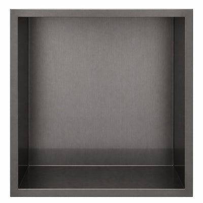 Hornacina Ducha Medimex Atlantic HOR001 Black Gun Metal 33x33
