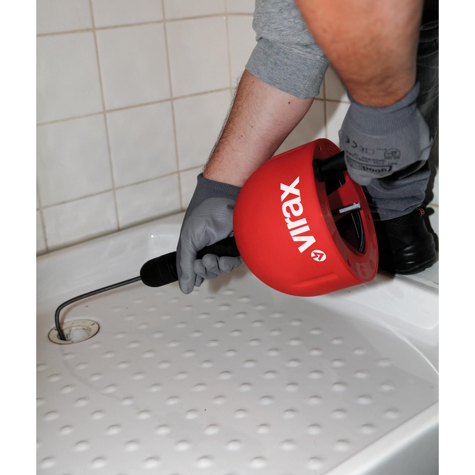 VIRAX Déboucheur professionnel manuel - Outil spécifique