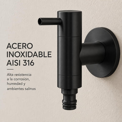 Grifo Exterior Jardín IMEX Arches GAA001 Acero Inoxidable S.316