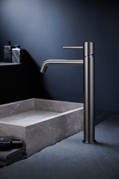 Grifo Lavabo Alto IMEX Monza BDM039-3 Black Gun Metal