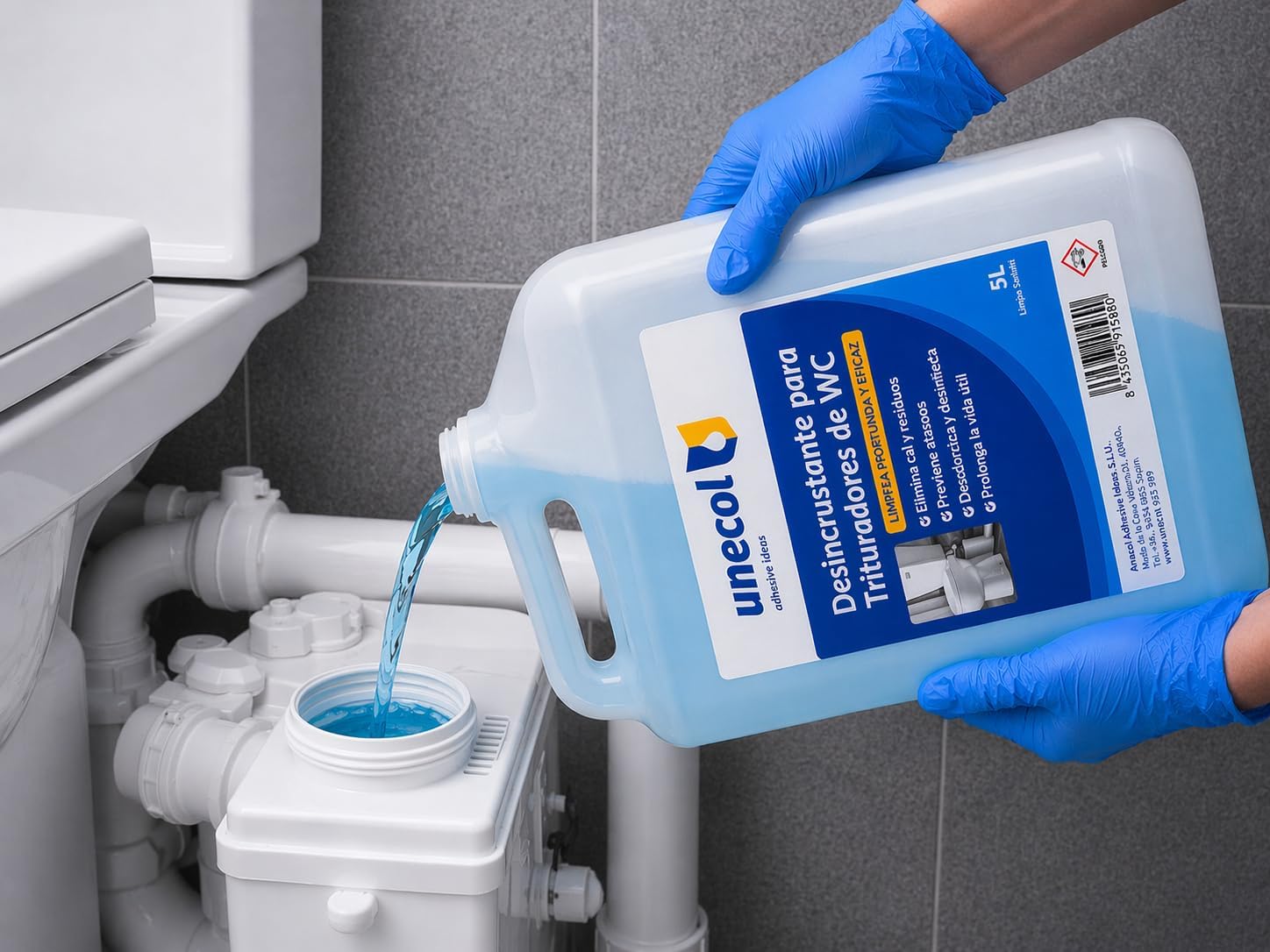 Desincrustante Trituradores WC Unecol 373 C01540 5 Litros