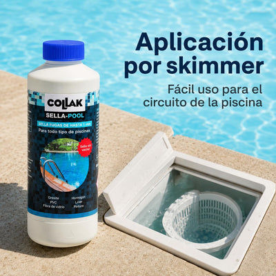 Sellador Fugas Piscina COLLAK Sella-Pool 1L