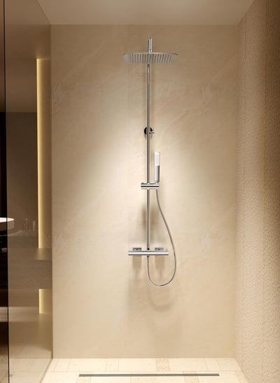 Columna de Ducha Termostática IMEX Toscana BTT064 Acabado Metálico