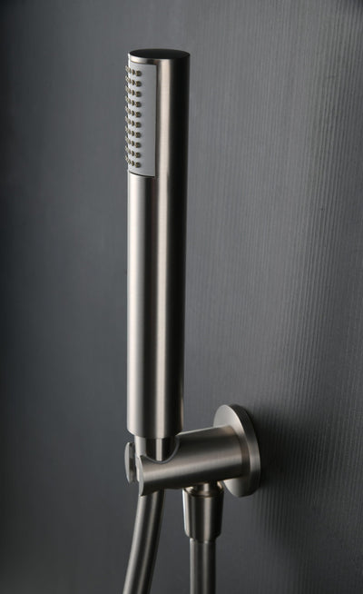 Columna Ducha Empotrada IMEX Monza GPM039NQ Níquel Cepillado