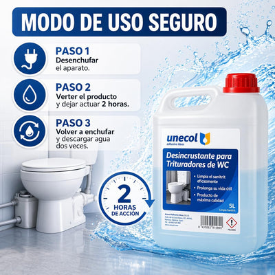 Desincrustante Trituradores WC Unecol 373 C01540 5 Litros