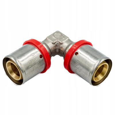 Accesorio de prensado para tubería multicapa PEX perfil U - Codo, pieza de conexión