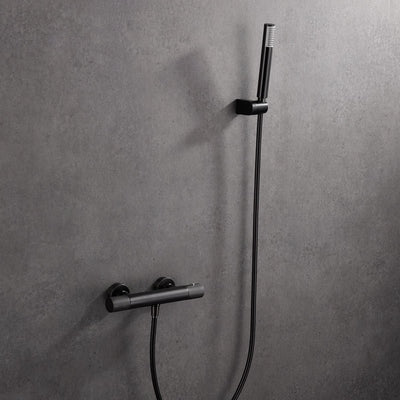 Grifo Termostático de Ducha Imex Line BTD038-5BGM Black Gun Metal