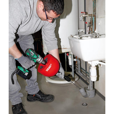 Desatascador Profesional Manual con Cable Virax | Uso Fontanería