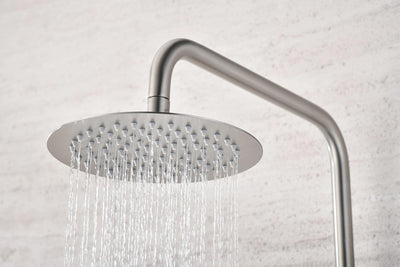 Columna de Ducha IMEX Monza BDM039/NQ Níquel Cepillado