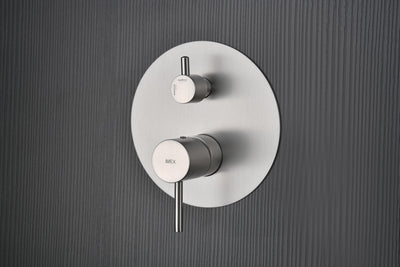 Columna Ducha Empotrada IMEX Monza GPM039NQ Níquel Cepillado