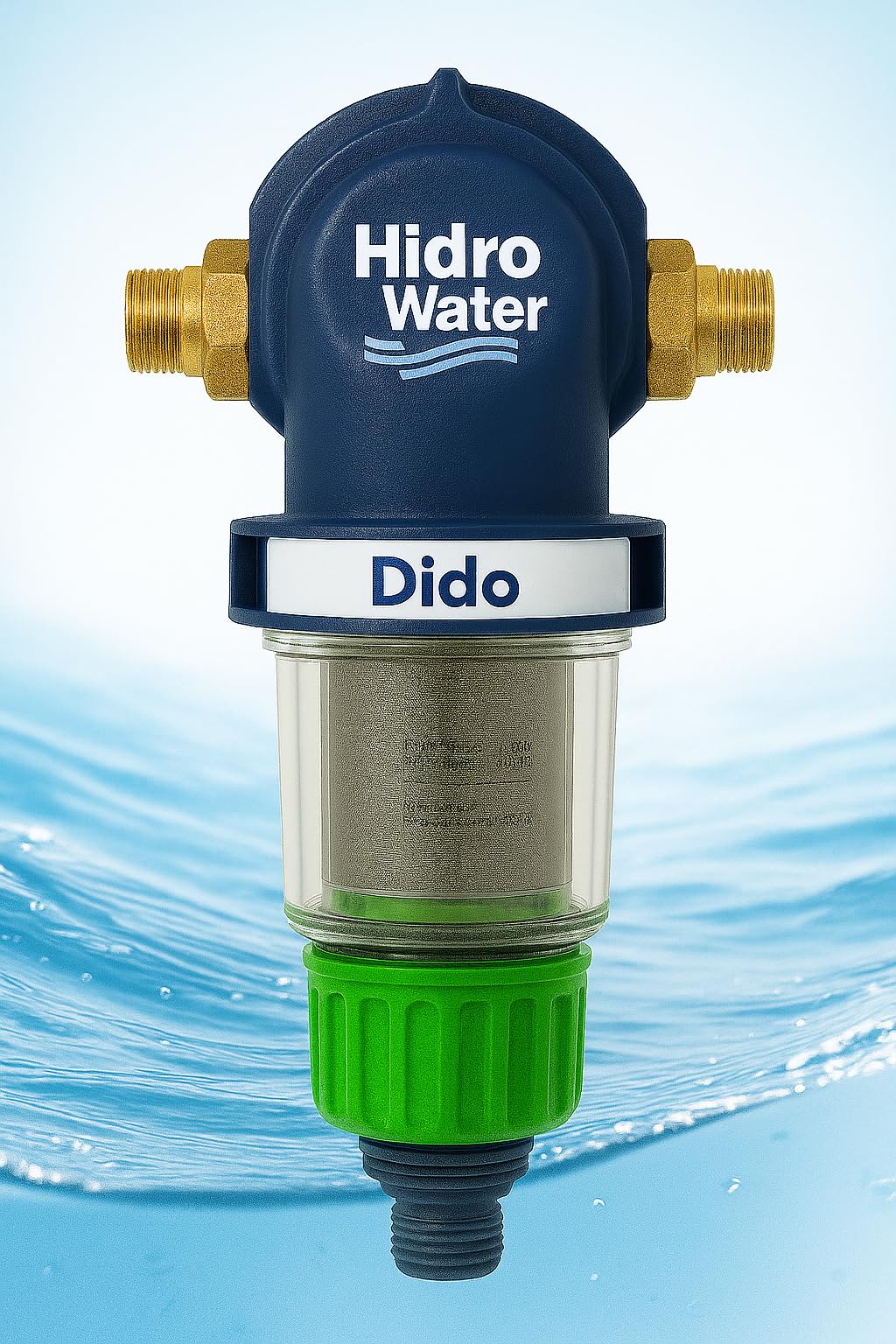 Filtro Autolimpiante Hidro-Water DIDO PLATA 50 Micras FI-2022-00 Plata