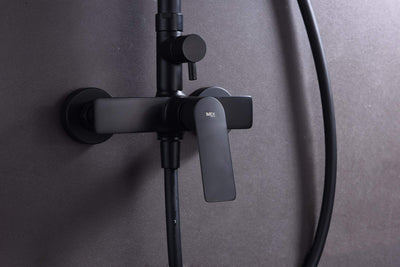 Conjunto Ducha IMEX Luxor BDX023NG Negro Mate