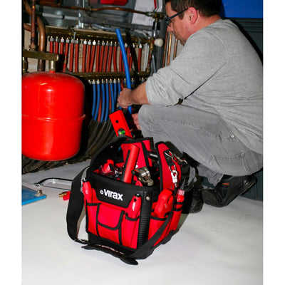 Bolsa Portaherramientas Textil Tipo Cubo Virax | Carga 15 kg