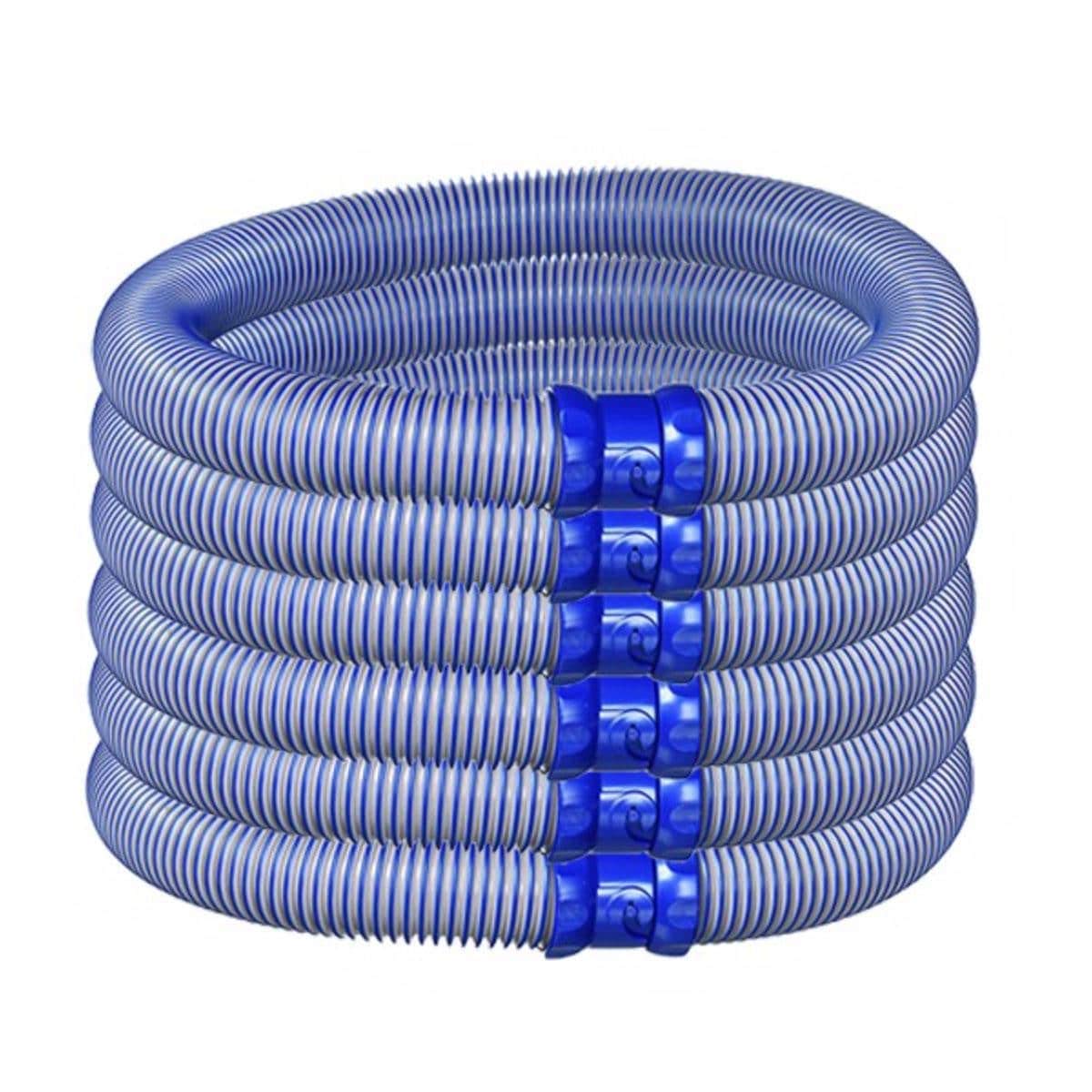 Zodiac W78055 - Juego de 6 Secciones de Mangueras Twist Lock, 6 x 1 m, para Limpiafondos de Piscina Hidráulicos, Color Azul