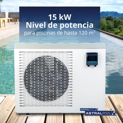 Eco Elyo Bomba de calor para piscina - Calentador de piscina - 6 niveles de potencia  - Astralpool