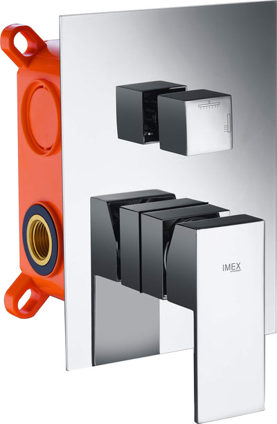 Conjunto de Ducha Empotrada IMEX Dublin GPE006 Cromo