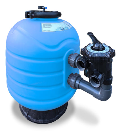 Filtro de Arena Hidro Water Volcán Ø600 con Válvula 6 Vías | Manómetro y Base Reforzada