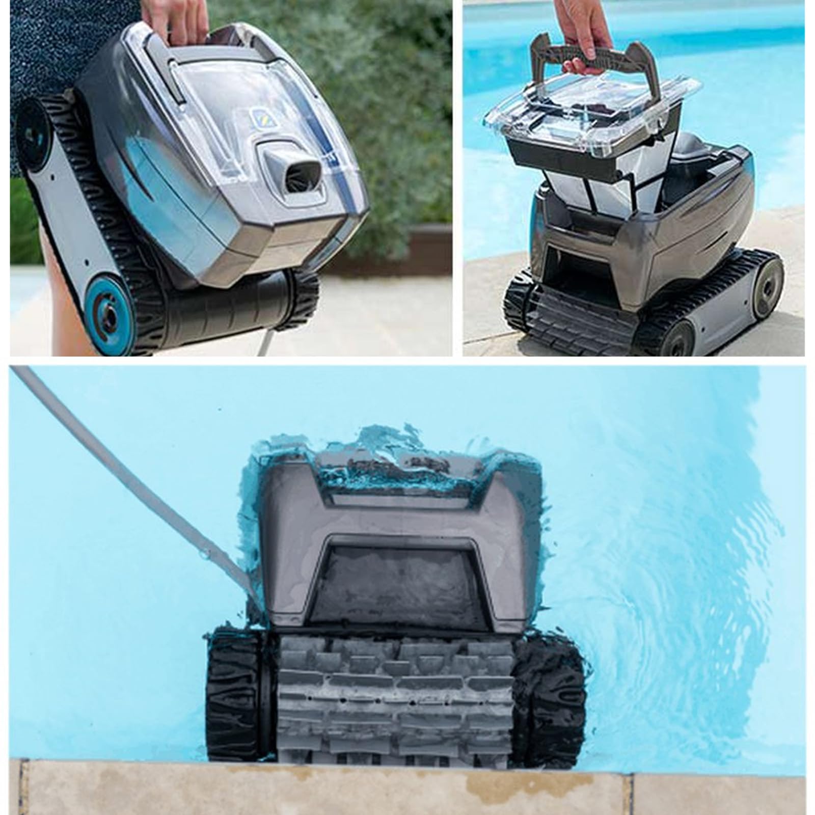 Zodiac Limpiafondos autónomo para piscina TornaX OT 3200 Tile, Fondo y paredes, Especial para gresite, WR000126