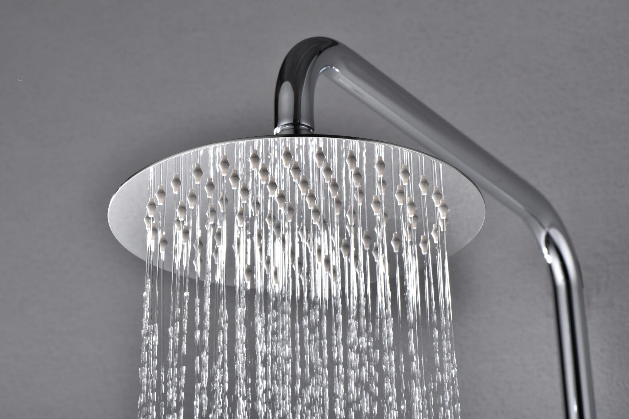Imex - Barra de Ducha Termostática Monza GALYON | Cartucho Autolimpiable Turn Clean, Rociador Ø20 cm en Acero Inoxidable