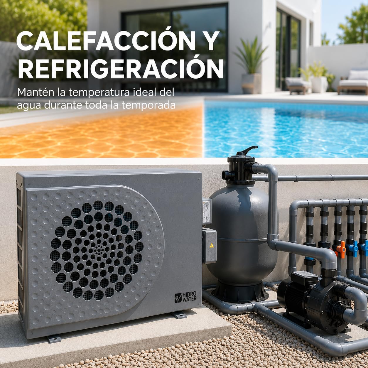 Bomba de Calor Piscina Hidrowater Jetline Selection FI