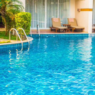 Tapa Circular Skimmer Piscina GALYON Blanco