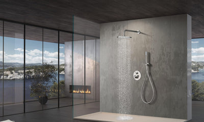 Columna Ducha Empotrada IMEX Monza GPM039NQ Níquel Cepillado