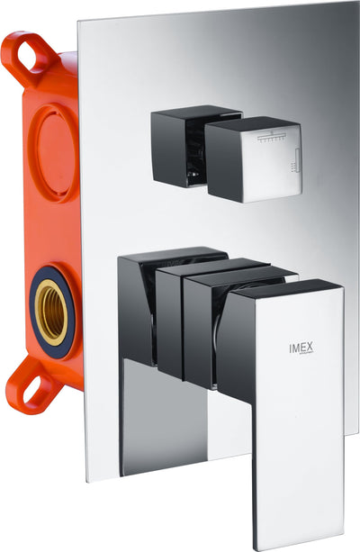 Conjunto Ducha Empotrado IMEX Berlin GT006 Cromo