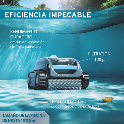 Zodiac Freedom OF 42 iQ | Limpiafondos sin Cable para Piscinas 10x5 m, Batería de Litio y App iAqualink
