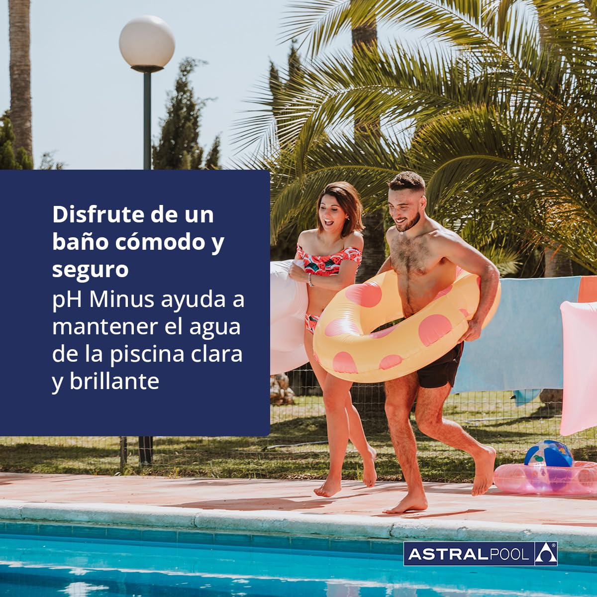 Balance pH Minus Líquido - Reduce los valores de pH Superiores a 7.6 - para Todo Tipo de Piscinas - Mejora el Confort del baño - 20 litros - Astralpool