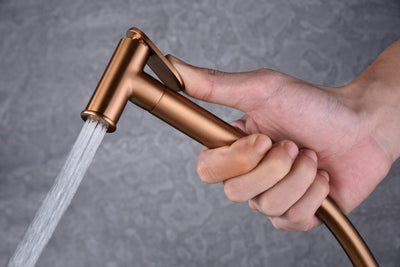 Grifo Bidé Empotrado IMEX Munich Pro RDM001 Oro Rosa Cepillado