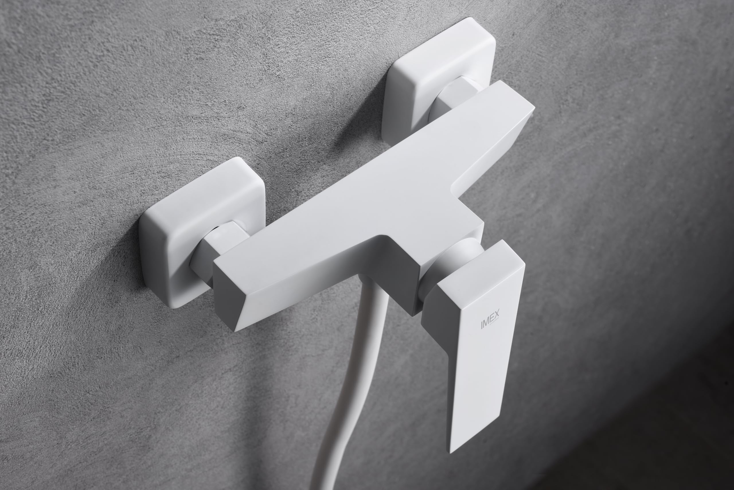 Grifo Monomando de Ducha IMEX ART BDAR025-5BL Blanco Mate