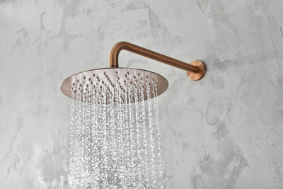 Sistema Ducha Empotrado Monomando IMEX Monza GPM039ORC Oro Rosa Cepillado