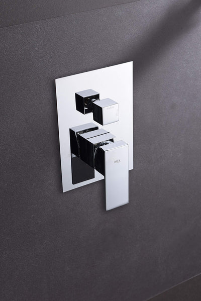 Conjunto de Ducha Empotrada IMEX Dublin GPE006 Cromo