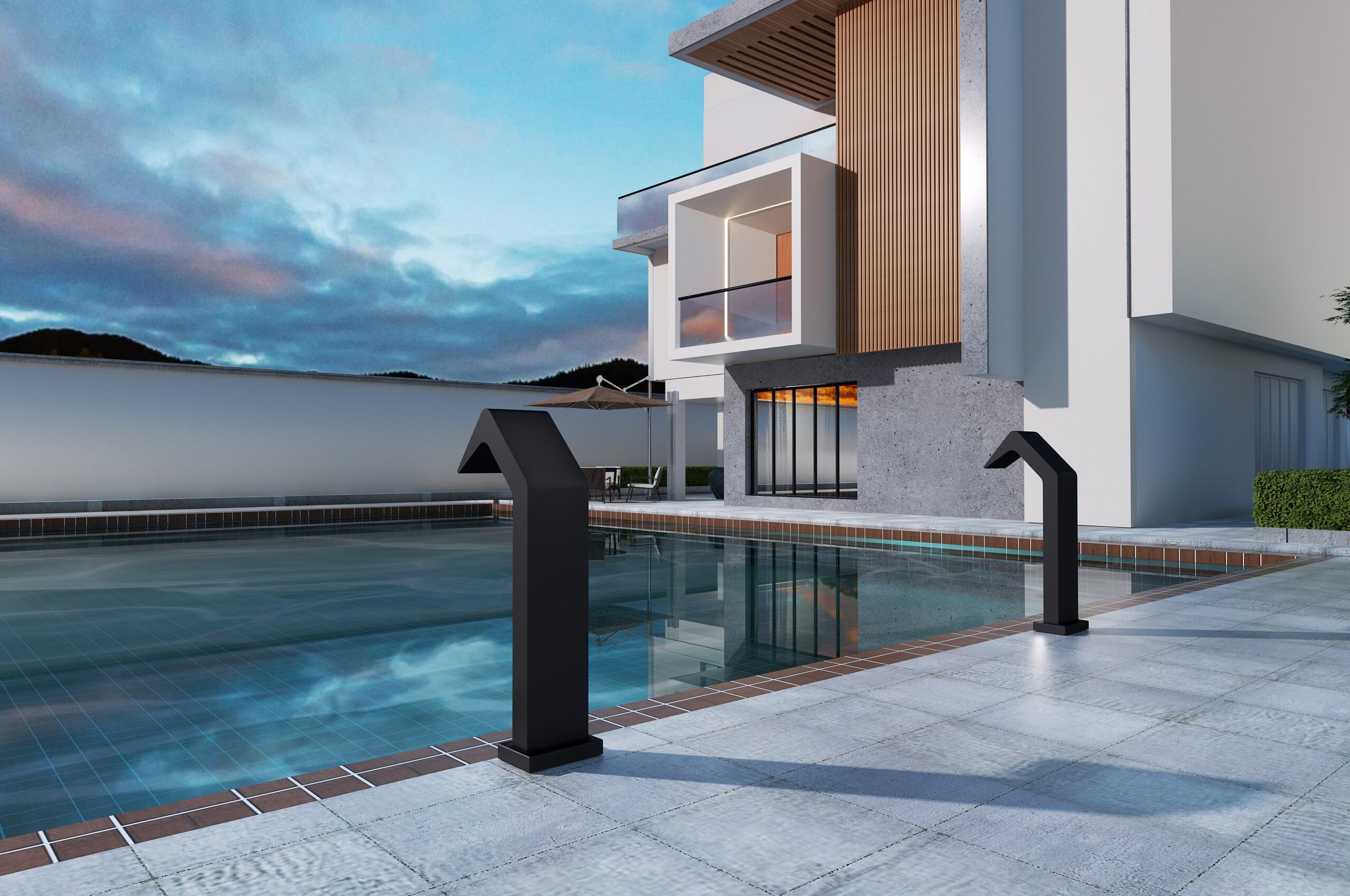 Imex - Cascada de Piscina NIÁGARA 15 cm | Acero Inoxidable S.316