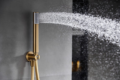 Sistema Ducha Empotrado IMEX Monza GPM039/OC Oro Cepillado