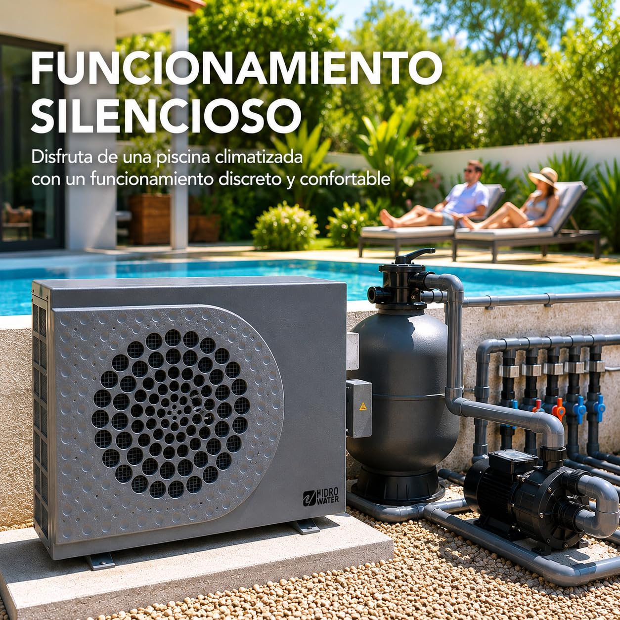 Bomba de Calor Piscina Hidrowater Jetline Selection FI