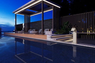 Cascada para Piscina IMEX Niágara 15 cm Moka Acero S316