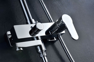 Columna de Ducha para Bañera IMEX Bristol Monomando Cromado