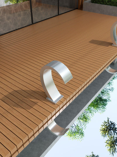 Cascada para Piscina IMEX Iguazú 20 cm Acero Inoxidable S316