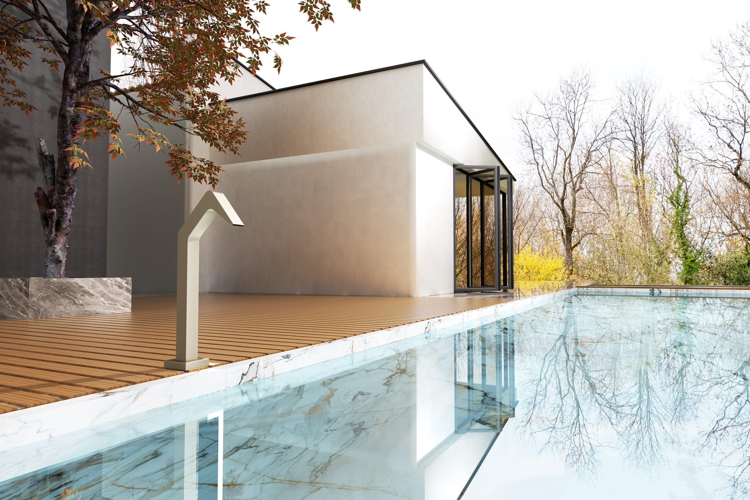 Cascada Piscina 6 cm IMEX Niágara CPN001 Moka Acero Inoxidable S.316