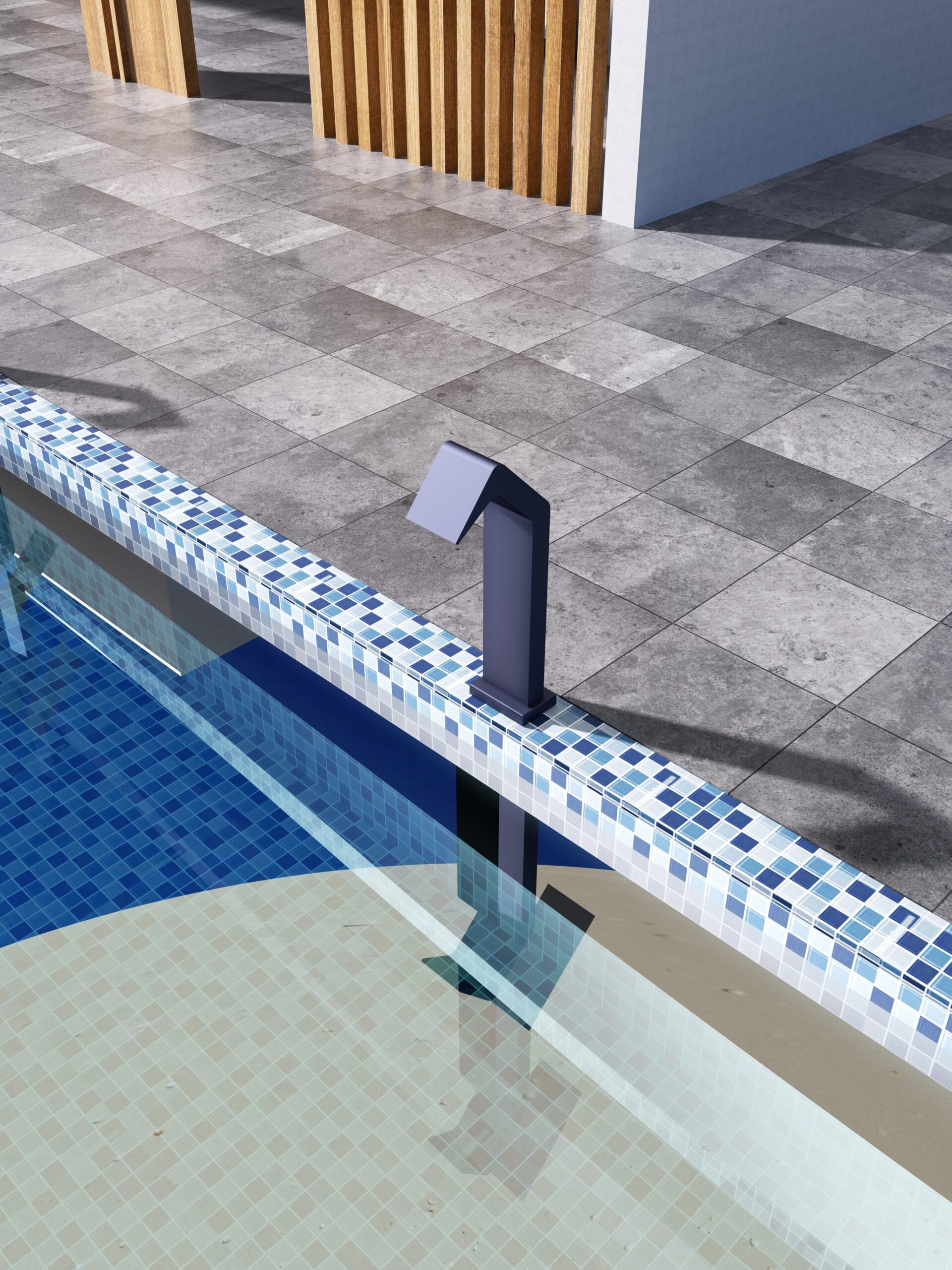 Cascada Piscina 15 cm IMEX NIÁGARA CPN002/AC Azul Océano Acero S.316