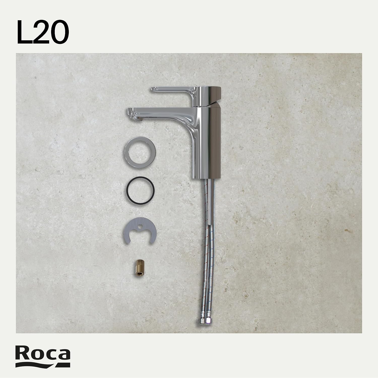 Grifo Lavabo ROCA L20 A5A3K09C00 Cromado