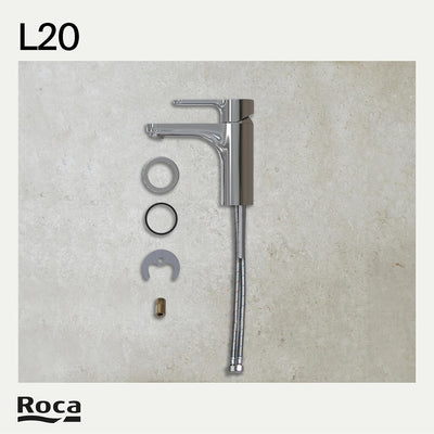 Grifo Lavabo ROCA L20 A5A3K09C00 Cromado