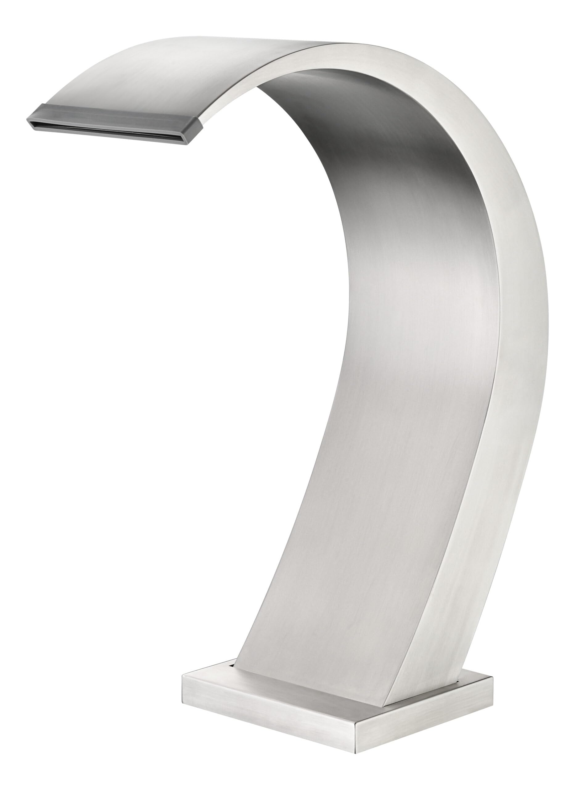 Cascada piscina IMEX Iguazú 20 cm acero inoxidable S316 diseño curvado exterior