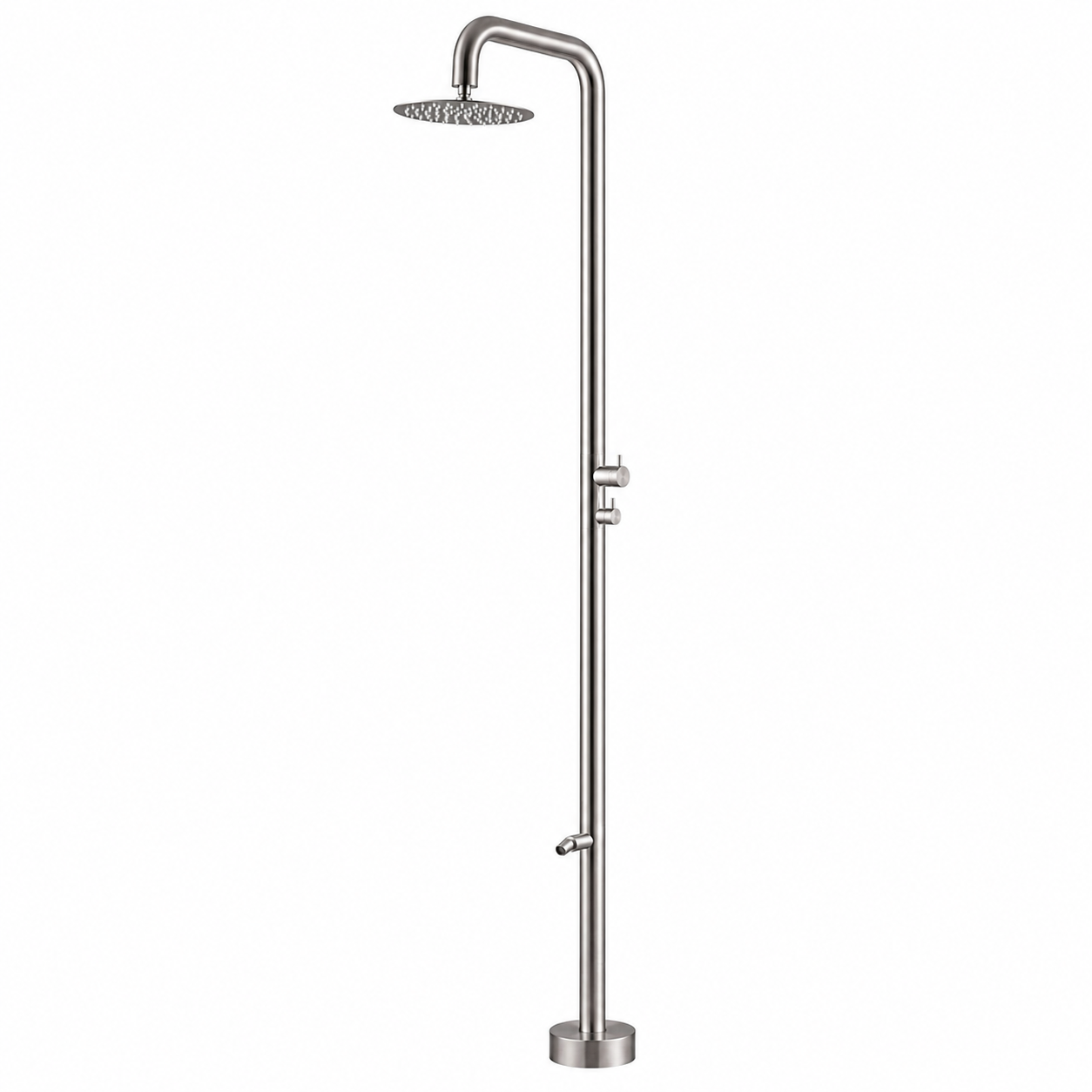 Columna Ducha Exterior Poolimex Michigan GPM007 Acero Inoxidable S.316