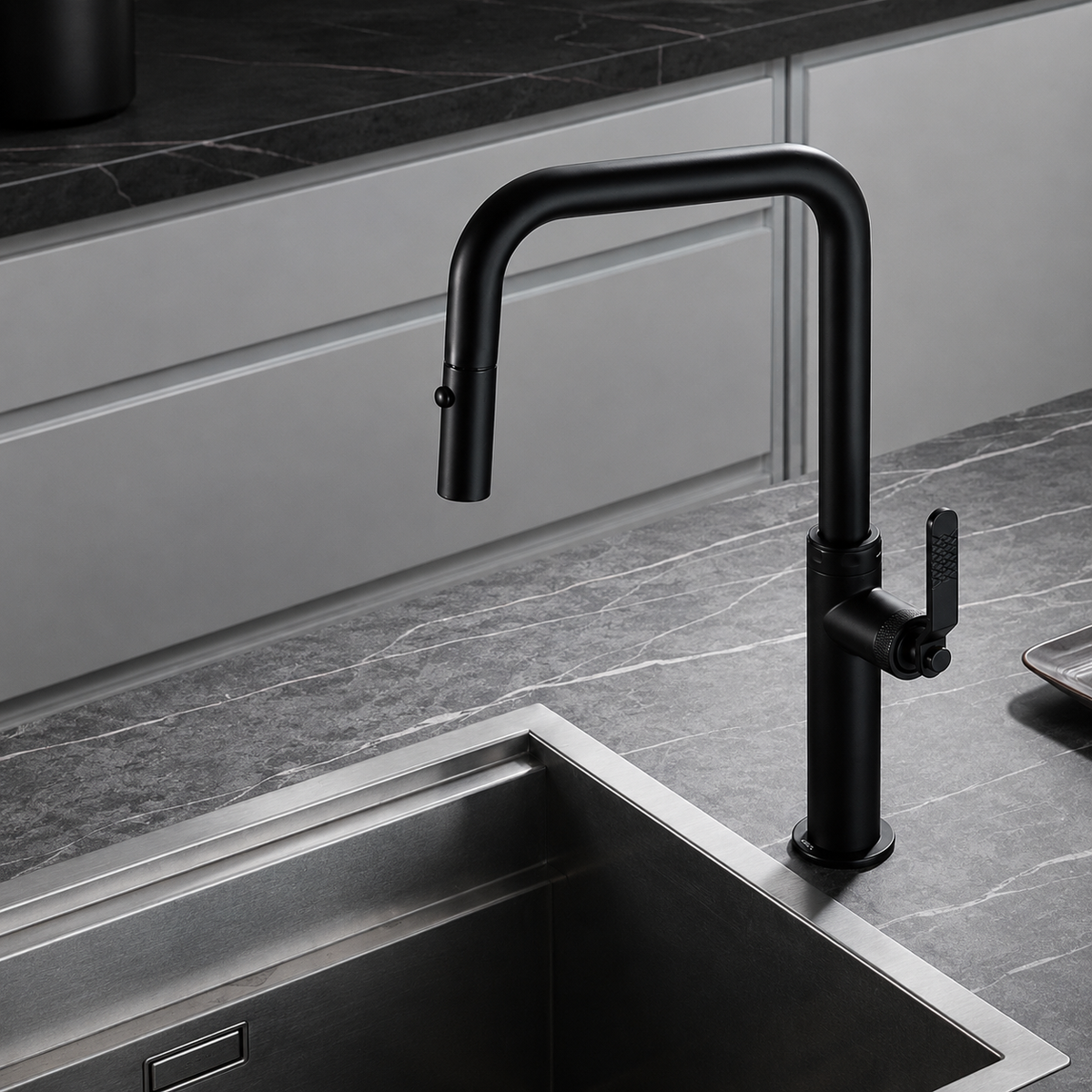 Grifo de Cocina Monomando Extraíble IMEX Niza GCE027