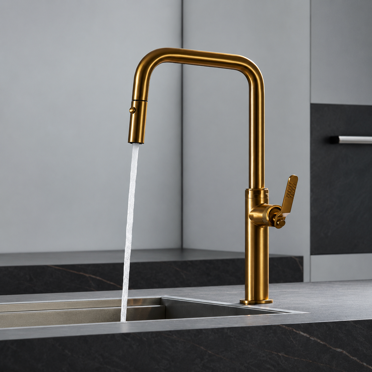 Grifo de Cocina Monomando Extraíble IMEX Niza GCE027