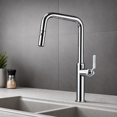 Grifo de Cocina Monomando Extraíble IMEX Niza GCE027