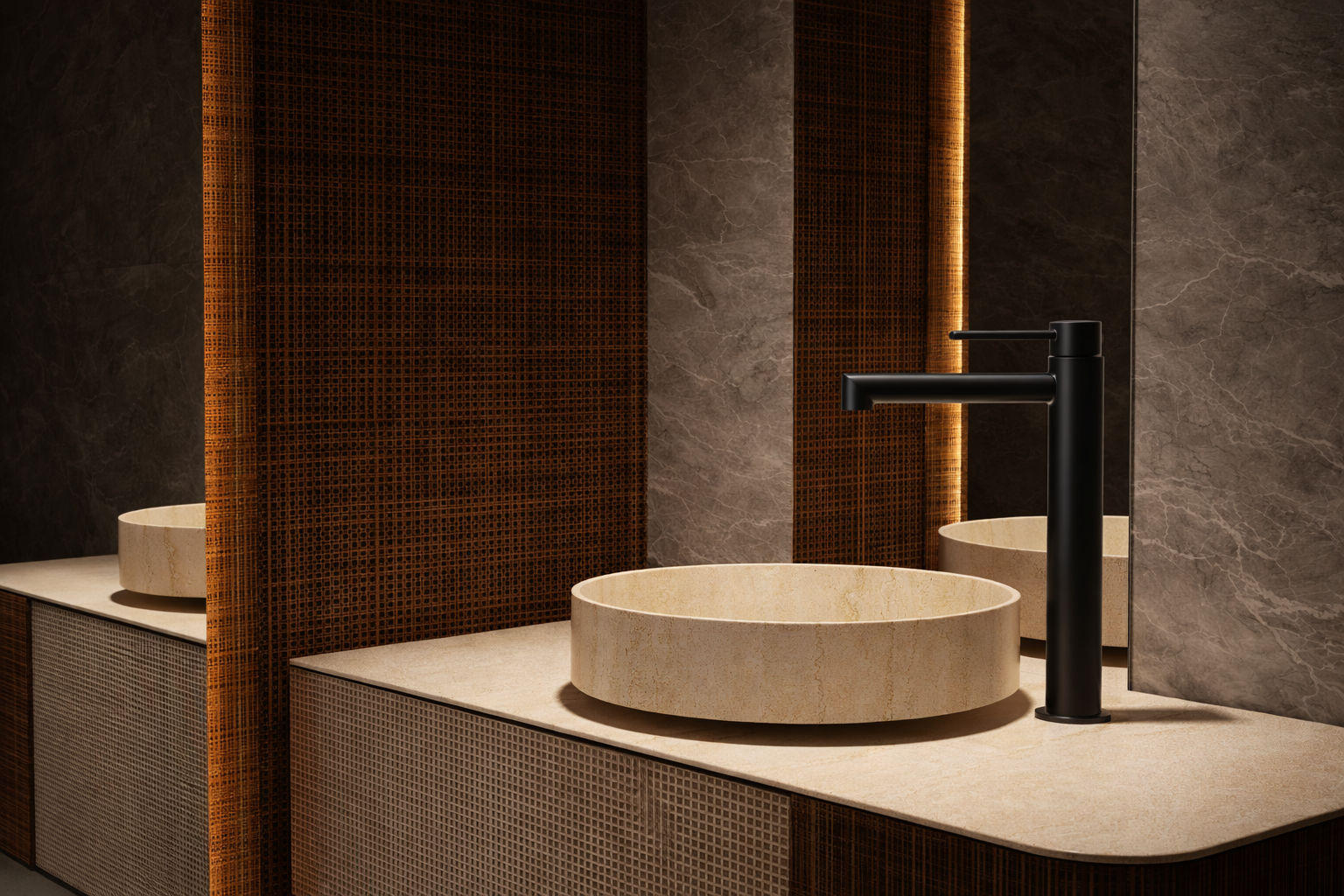 Grifo Lavabo Alto IMEX Toscana BDT064-3