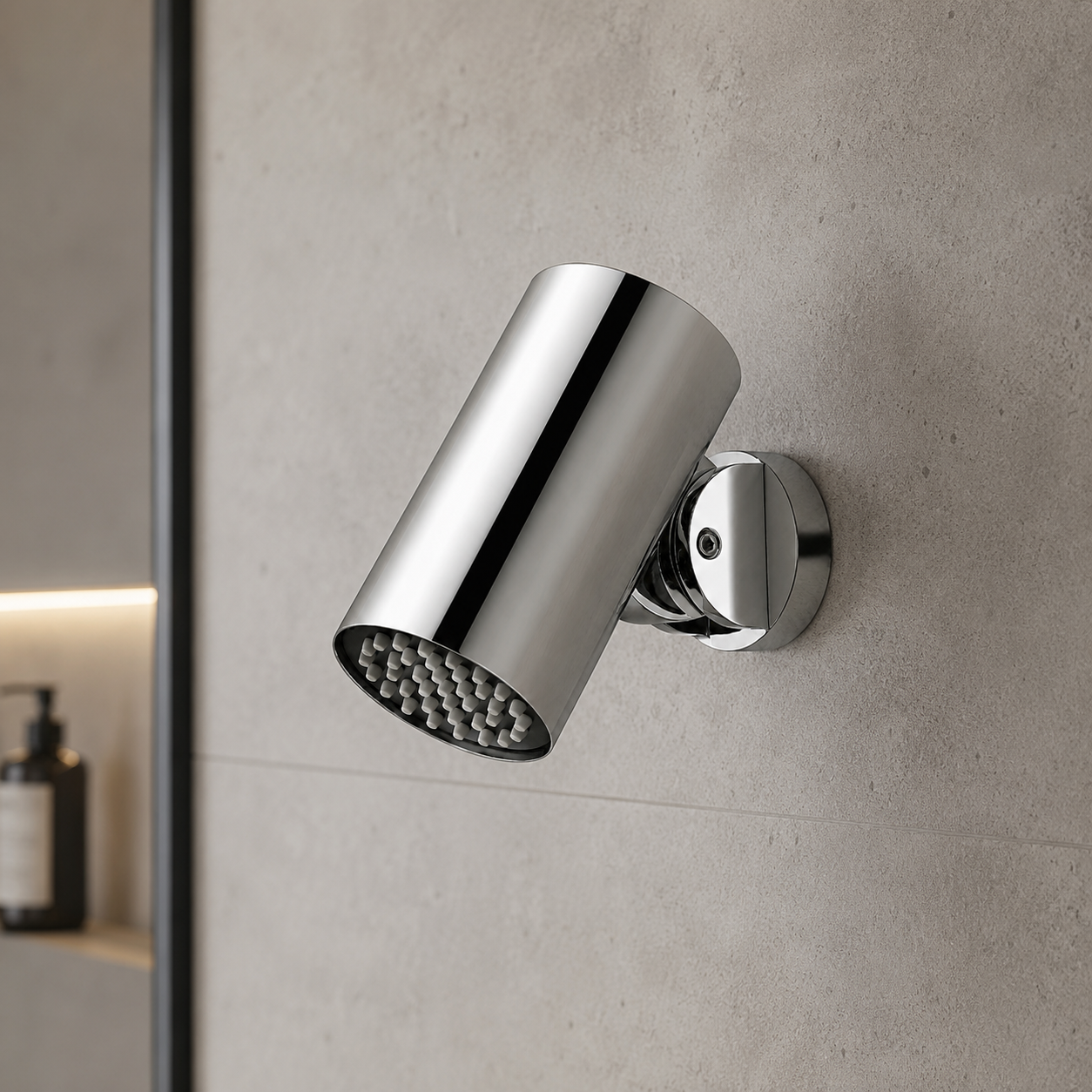 Rociador Ducha de Pared IMEX Tube RDN007 Cromo